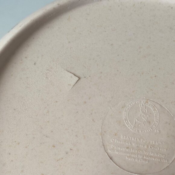 Peter Rabbit Bamboo Fiber Large Fruit Bowl Candy Beatrix Potter Easter Eggs 10" - Picture 9 of 11